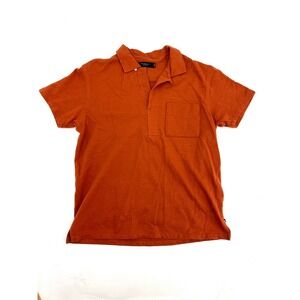 Junk Food Men's Elliot Vintage Pumpkin Orange Boulce Polo Medium NEW